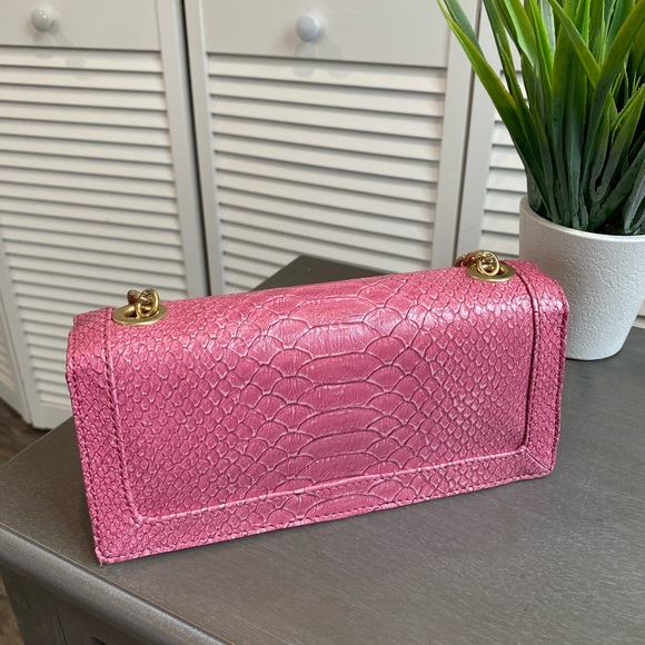 Liz Claiborne Lucky Charms Pink Croc/Alligator - Picture 6 of 10